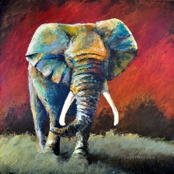 elefante 02 Pinturas al óleo